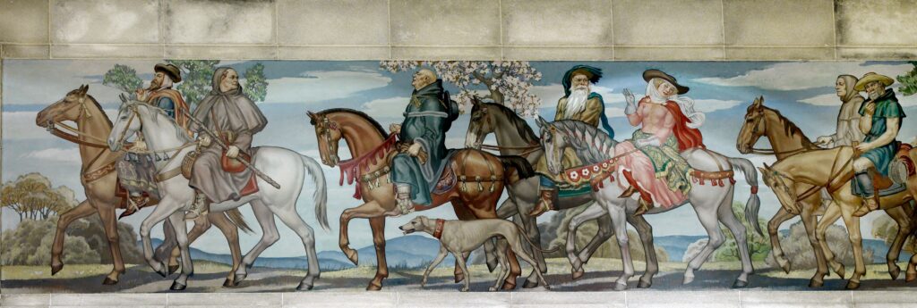 Chaucer's pilgrims, Library of Congress